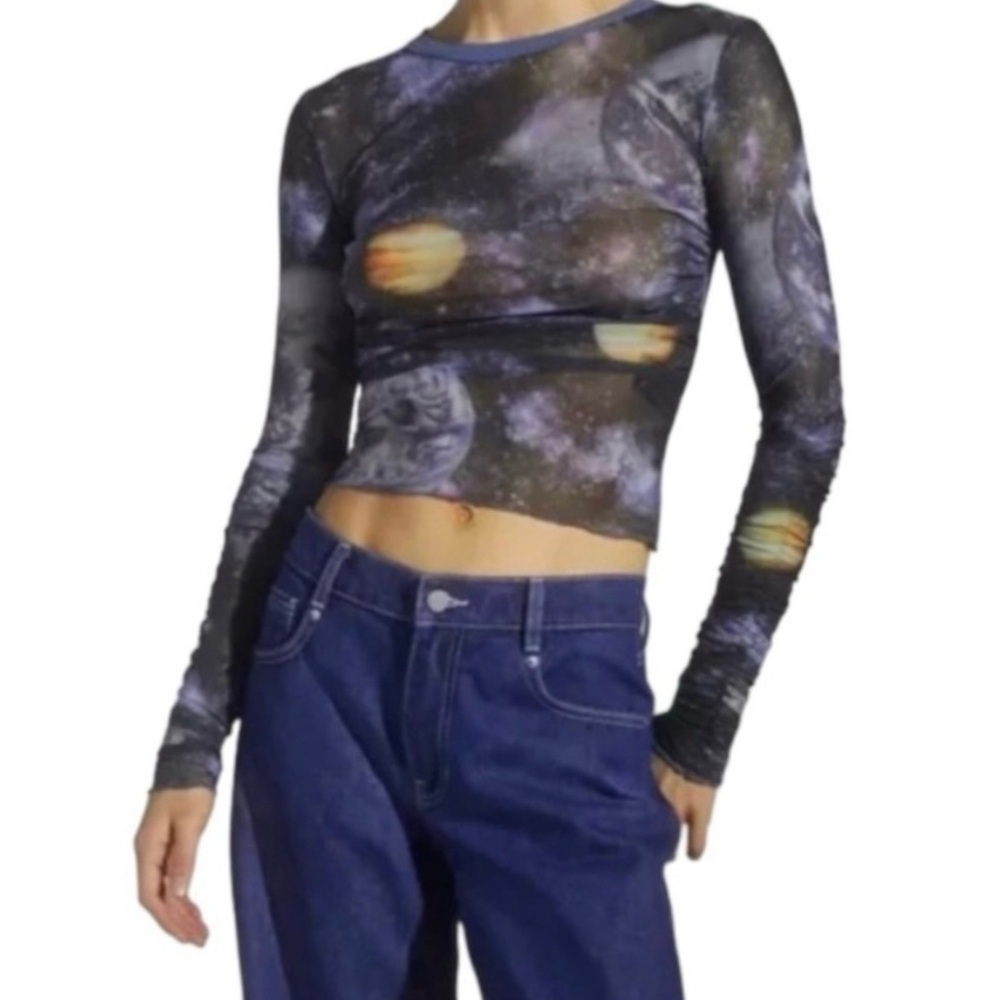Urban Outfitters Galaxy Top - Picture 3 of 8